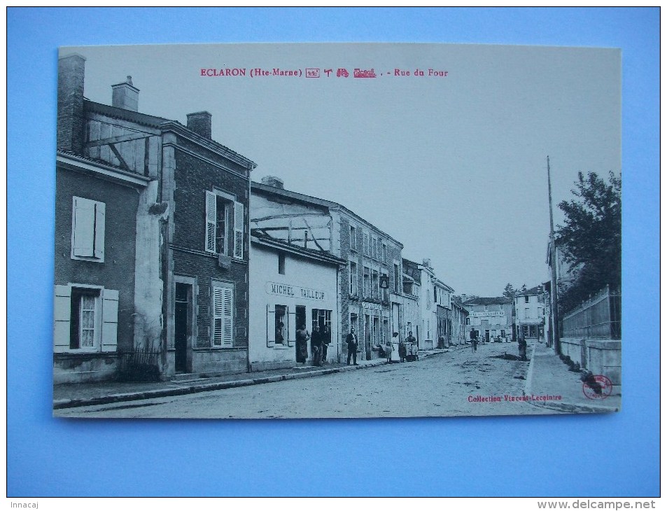 Ma Réf: 83-2-37.           ECLARON    Rue Du Four.          ( Cette Carte N'est Pas Bleue ). - Eclaron Braucourt Sainte Liviere