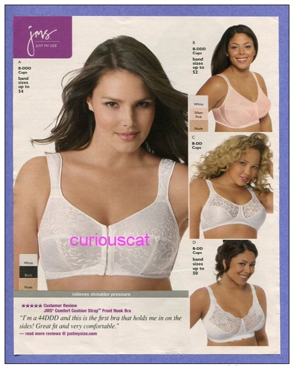 PUBLICITES USA RECLAME ADVERTISEMENT WERBUNG REKLAME PUBBLICITARI PUBLICIDAD For LINGERIE JMS BRAS BH - Pubblicitari