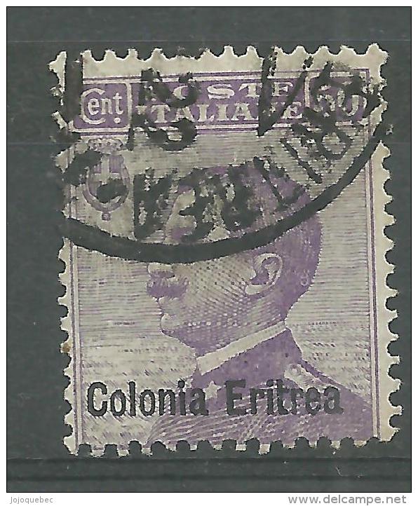 Erythrée Oblitérér  COLONNIA ERITREA - Erythrée