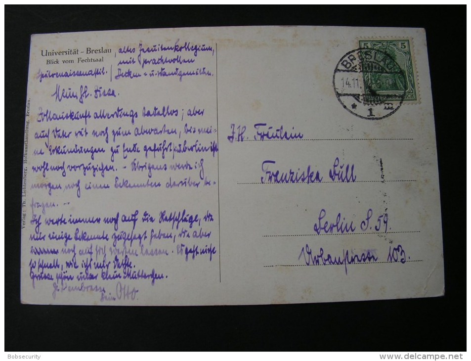 == DR Polen Schlesien Breslau 1916 - Covers & Documents