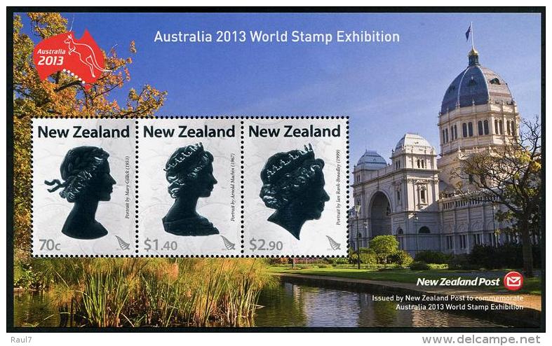 New Zealand 2013 - Australia 2013, Expo Philatelique - BF Neuf // Mnh - Nuevos