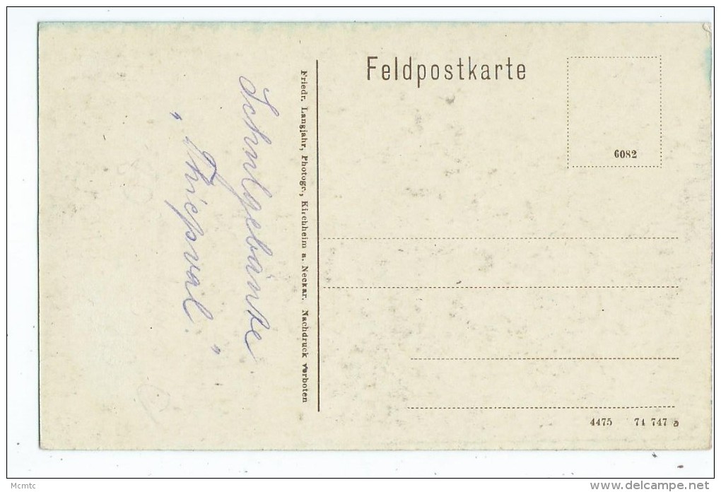 Carte Postale Allemande - Thiepval - Altri & Non Classificati