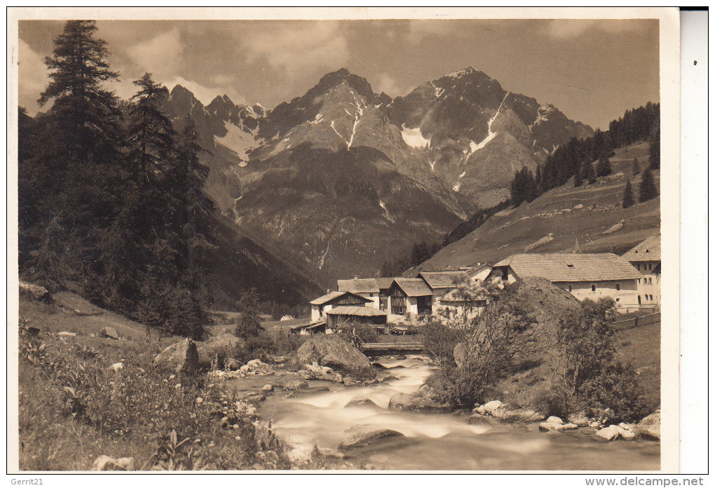 CH 7550 SCUOL S'CARL, Dorfansicht, 1927 - Scuol