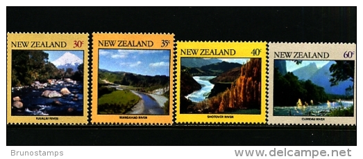 NEW ZEALAND - 1981  RIVERS  SET  MINT NH - Neufs