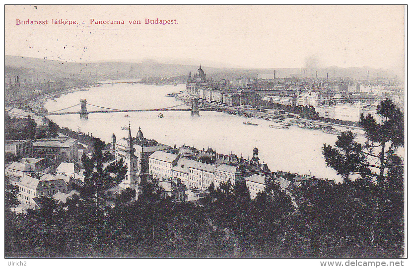 PC Budapest - Panorama - 1903 (8325) - Ungarn