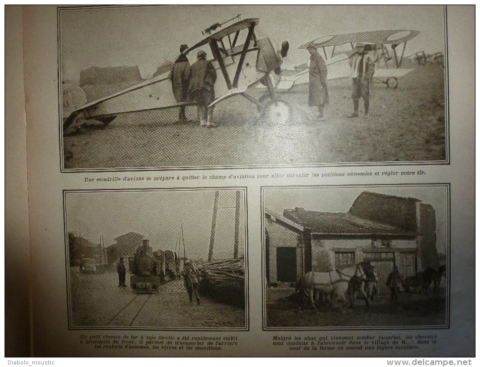 1916 LPDF:Russes à Marseille au camp Mirabeau;Guerrier Herreros;Avocourt;Bronzes allemands;LOWESTOFT;Hopit al canadien