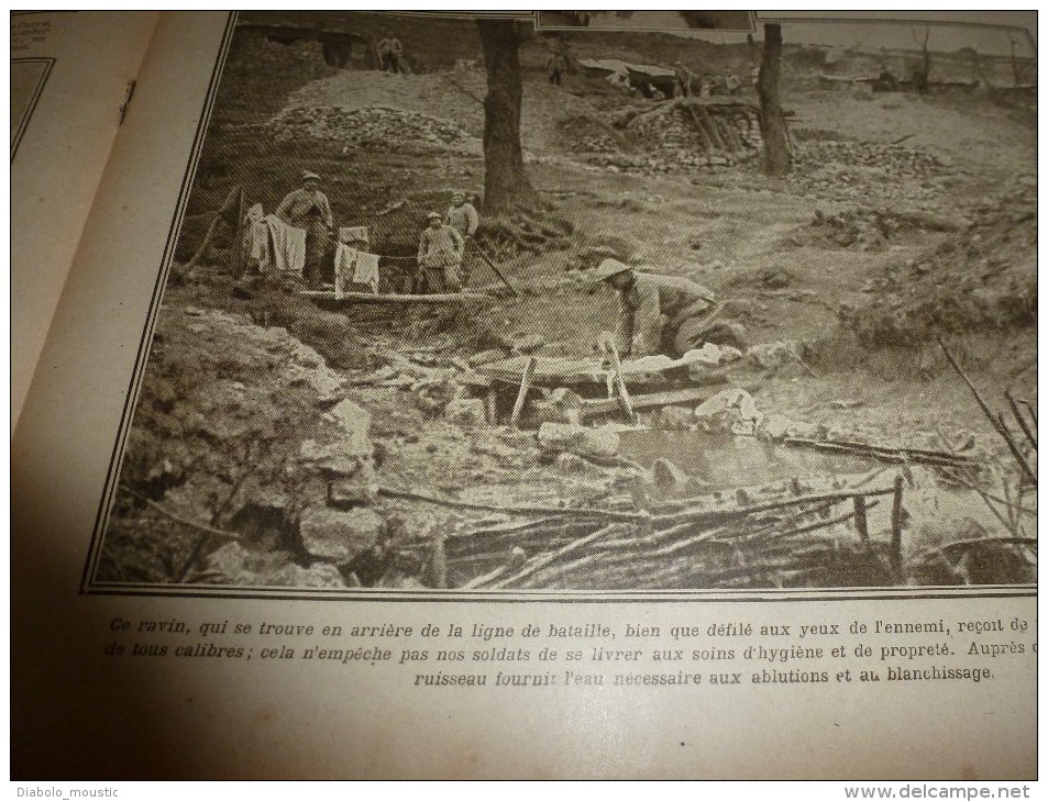 1916 LPDF:Russes à Marseille au camp Mirabeau;Guerrier Herreros;Avocourt;Bronzes allemands;LOWESTOFT;Hopit al canadien