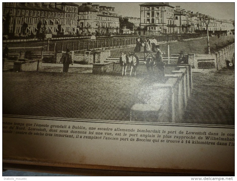 1916 LPDF:Russes à Marseille au camp Mirabeau;Guerrier Herreros;Avocourt;Bronzes allemands;LOWESTOFT;Hopit al canadien