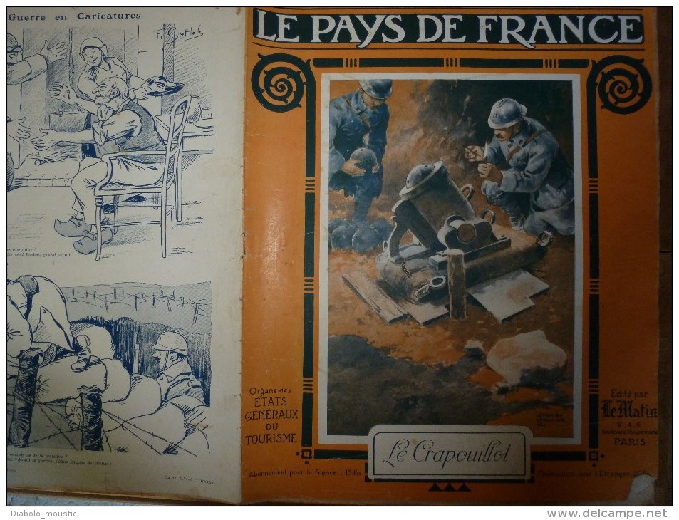 1916 LPDF:Attiche-le-Hamel;Troubles DUBLIN (Sinn Feiners);Cameroun;Belgiqu E;Soldats-cyclistes;Kut-e L-Amara;Bassorah.. - Francese