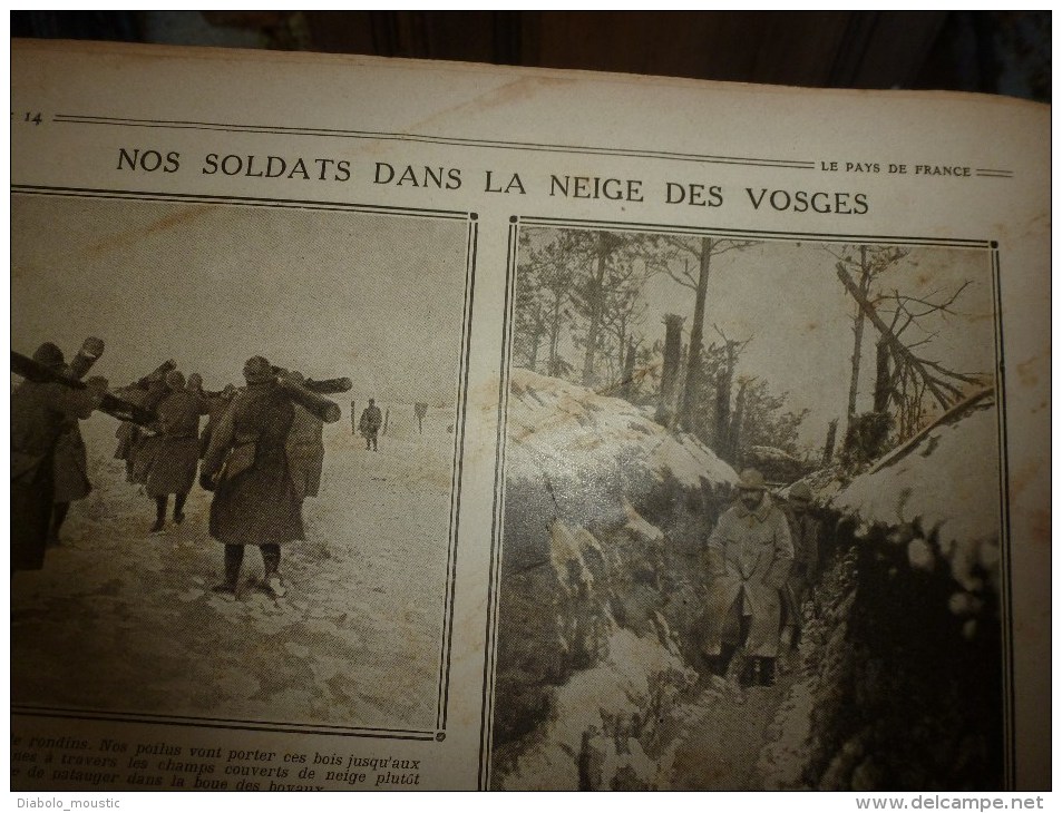 1916 LPDF:Attiche-le-Hamel;Troubles DUBLIN (Sinn Feiners);Cameroun;Belgiqu e;Soldats-cyclistes;Kut-e l-Amara;Bassorah..