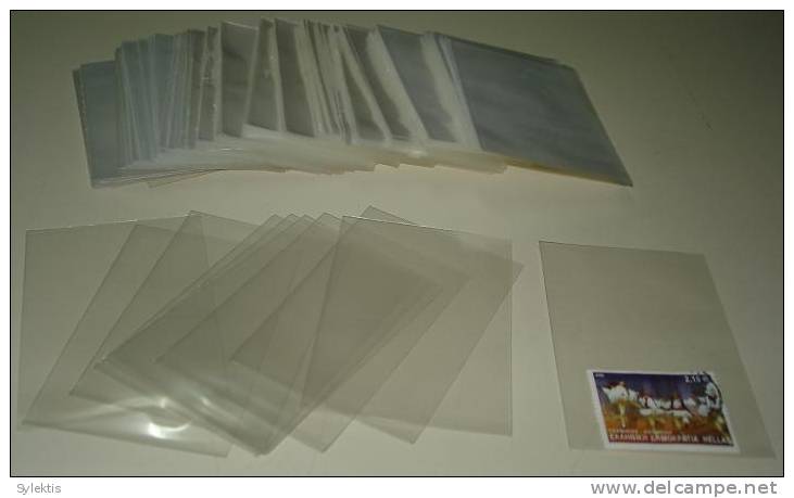 GLASSINE BAGS PLASTIC 50x80mm  5x8cm 1000 Tem - Sobres Transparentes