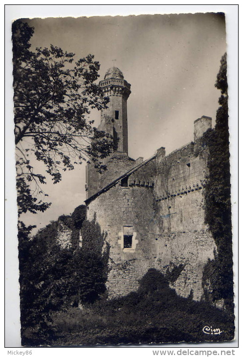 LE GRAND PRESSIGNY--1952--Les Remparts Et La Tour Vironne,cpsm 14 X 9 éd Combier--peu Courante--beau Cachet - Le Grand-Pressigny