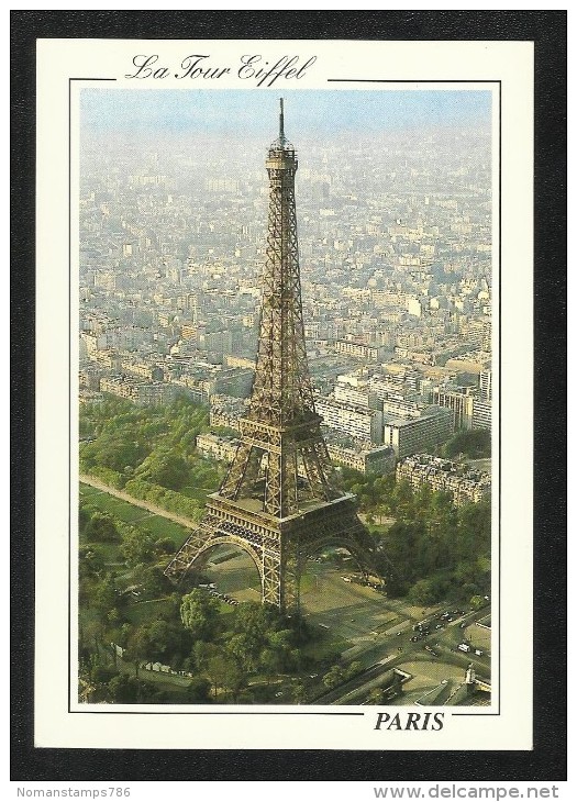 France Picture Postcard Paris Tour Eiffel Tower View Card - Tour Eiffel