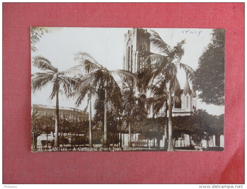 RPPC Brazil  ???    SANTOS Praca Jose Bonifacio -ref 1476 - Other & Unclassified