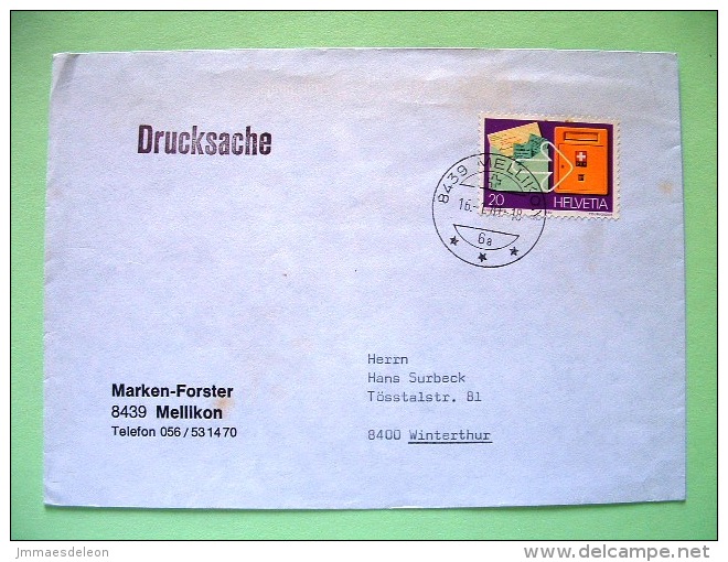 Switzerland 1981 Cover Sent Locally - Letter Box - Covers & Documents
