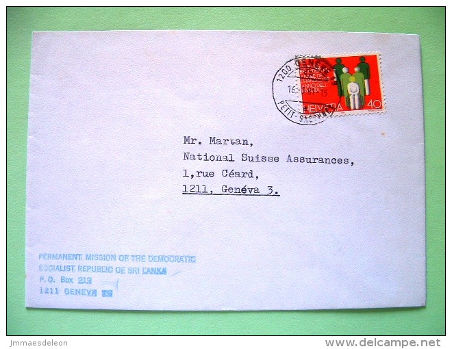 Switzerland 1981 Cover Sent Locally - Diabled Persons Year - Lettres & Documents