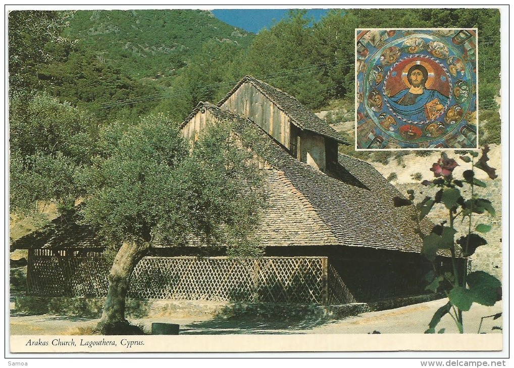 Chypre - Lagouthera - Arakas Church  - Architecture Byzantine - Chypre