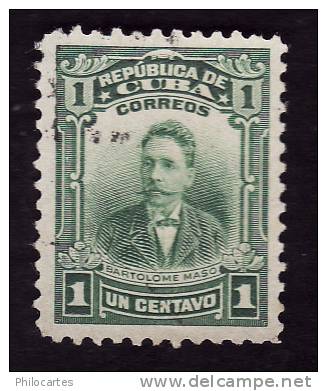 CUBA  1910  -  Y&T  153   - Bartolomé Maso -  Oblitéré - Oblitérés