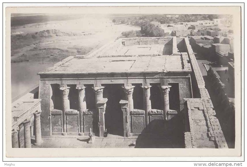 ESNA, View Of  Khnum Temple, Egypt,  Located On The West Bank Of The River Nile,  Monument, "Ferrania" Gaddis Luxor, - Louxor
