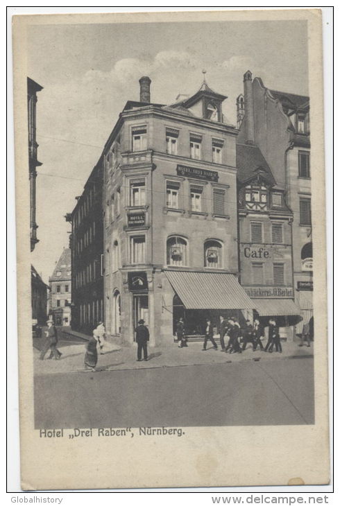 DB2420 - HOTEL "DREI RABEN" - KÖNIGSTRASSE 63 NÜRNBERG - Nuernberg