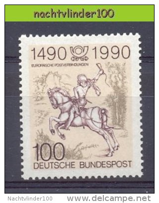 Mmg352 FAUNA PAARDEN ZOOGDIEREN POST MAMMALS HORSES PFERDE CHEVAUX DEUTSCHE BUNDESPOST BERLIN 1990 PF/MNH - Paarden