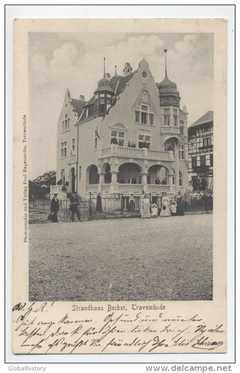 DB2398 - STRANDHAUS BECKER - TRAVEMÜNDE - Lübeck