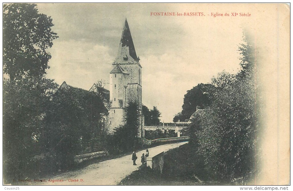 61 FONTAINE LES BASSETS - Eglise Du XIè Siècle - Autres & Non Classés