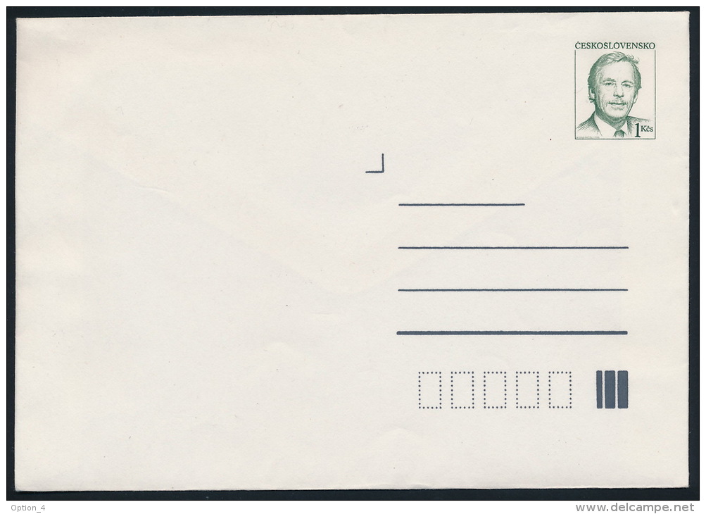 Czechoslovakia CSSR Stationery Cover Vaclav Havel MNH - Buste