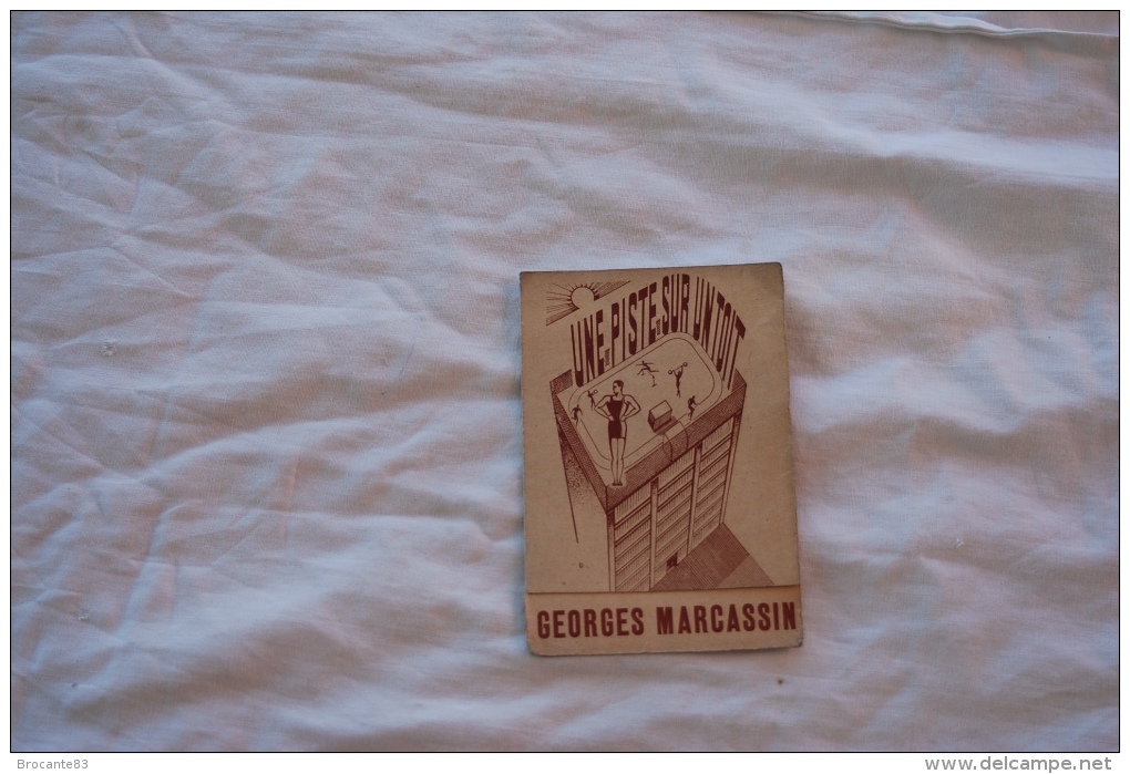 CARTE DE MEMBRE  SALLE GEORGES MARCASSIN CULTURE PHYSIQUE ANNEE 1945 - Tickets & Toegangskaarten