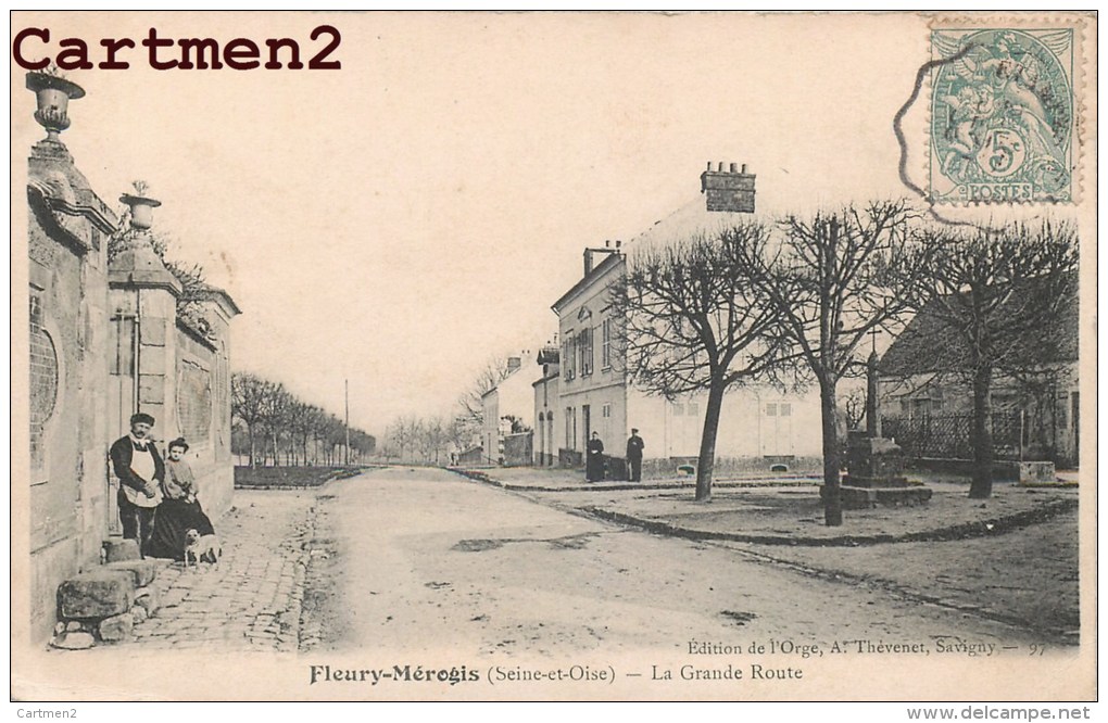 FLEURY-MEROGIS LA GRANDE ROUTE 91 ESSONNE - Fleury Merogis