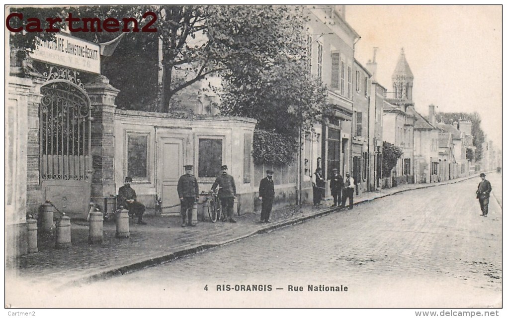 RIS-ORANGIS RUE NATIONALE HOPITAL MILITAIRE COMPLEMENTAIRE N° 76 JOHNSTONE-RECKITT 91 ESSONNE - Ris Orangis