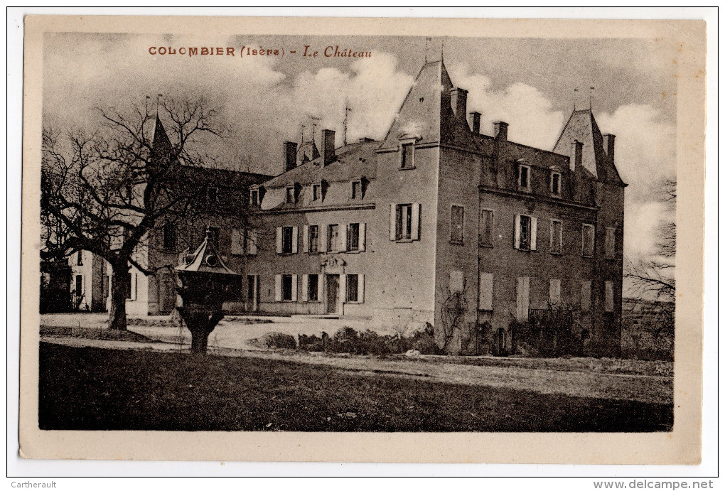 Cpa " COLOMBIER ( Saugnieu ) - Le Chateau " Non Circulé - Meyzieu