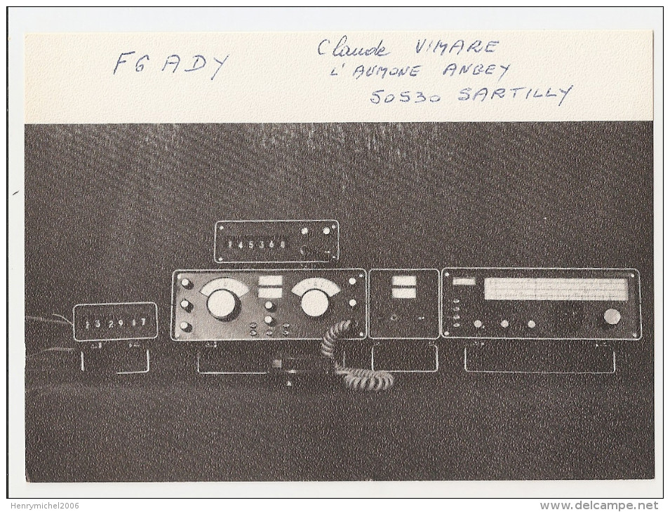 Carte Radio Qsl - Sartilly - 50 - Manche - F6ady - 1991 - Amateurfunk