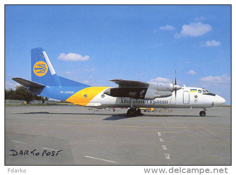 Aerei Aircraft AIR UKRAINE  AN-26B UR-26689   Avion Aviation Aiplane Planes Flugzeuge - 1946-....: Moderne