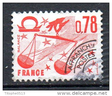 FRANCE. Préoblitéré N°155 Oblitéré De 1978. Balance. - Astrology