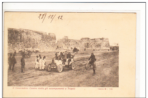 Tripoli, Occupazione Cirenaica, Automobile Visita Del Governatore - Altri & Non Classificati