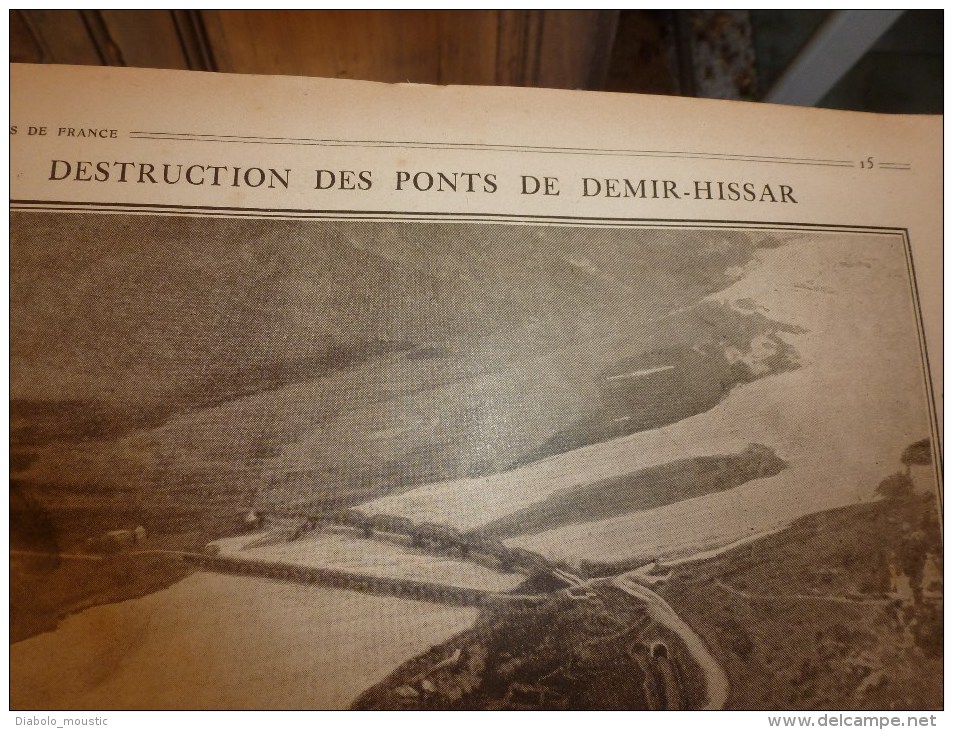 1916 LPDF:Armentières;Inondations;BELGIQUE;Carnet-route ;Courronnement MIKADO à KIOTO;Turquie;POLOGNE;Fokker;MONTENEGRO;