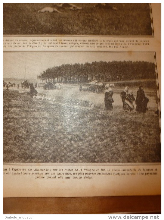 1916 LPDF:Armentières;Inondations;BELGIQUE;Carnet-route ;Courronnement MIKADO à KIOTO;Turquie;POLOGNE;Fokker;MONTENEGRO;