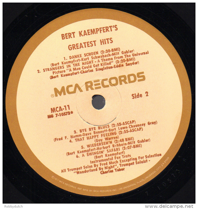 * LP *  BERT KAEMPFERT'S GREATEST HITS (USA 1966 EX!!!) - Instrumental