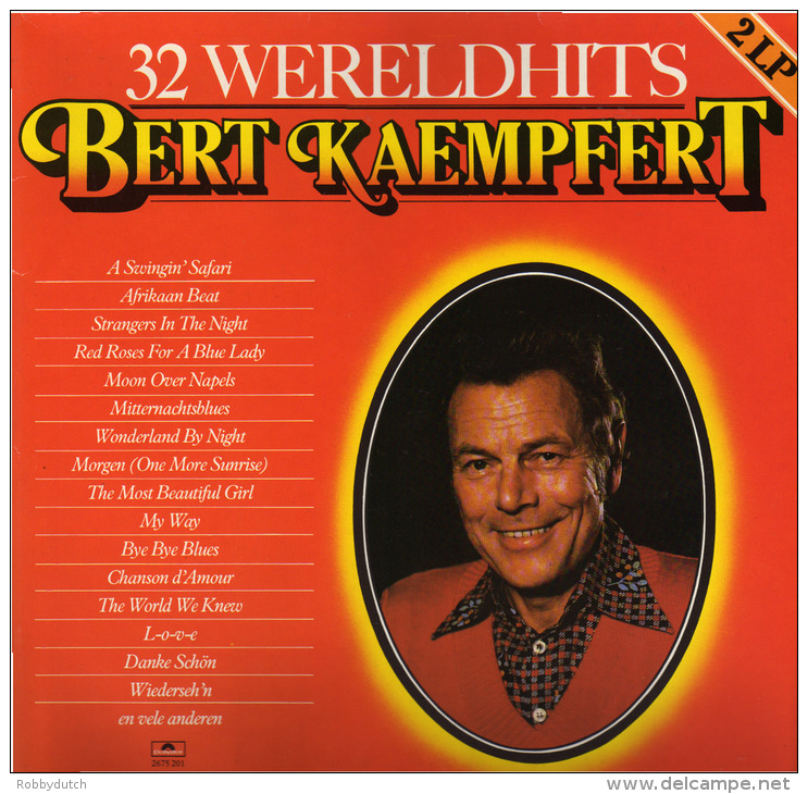 * 2LP *  BERT KAEMPFERT - 32 WERELDHITS (Holland EX-!!!) - Instrumentaal