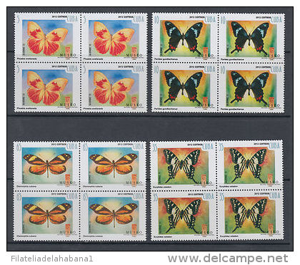 2012.91 CUBA MNH 2012 BUTTERFLIES MARIPOSAS. BLOCK 4 - Ongebruikt