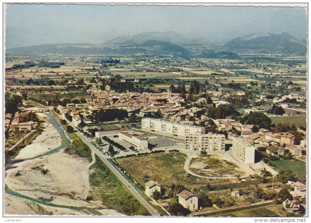 Isère,vif,prés Grenoble,vue Aérienne,avant Son Développement,histoire D´un Village Petit Qui Devenu Grand Rare - Vif