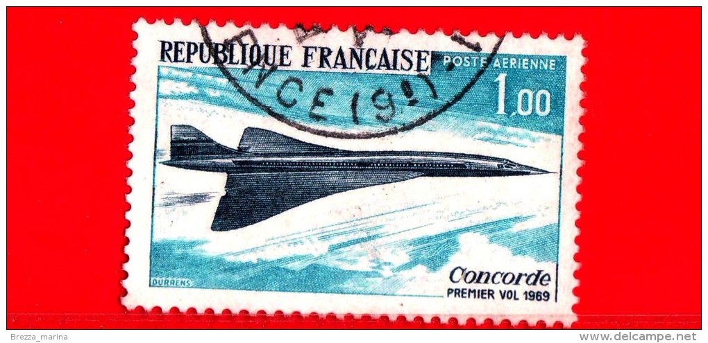 FRANCIA - 1969 - Primo Volo Di Concorde - Posta Aerea - 1.00 - First Flight Covers