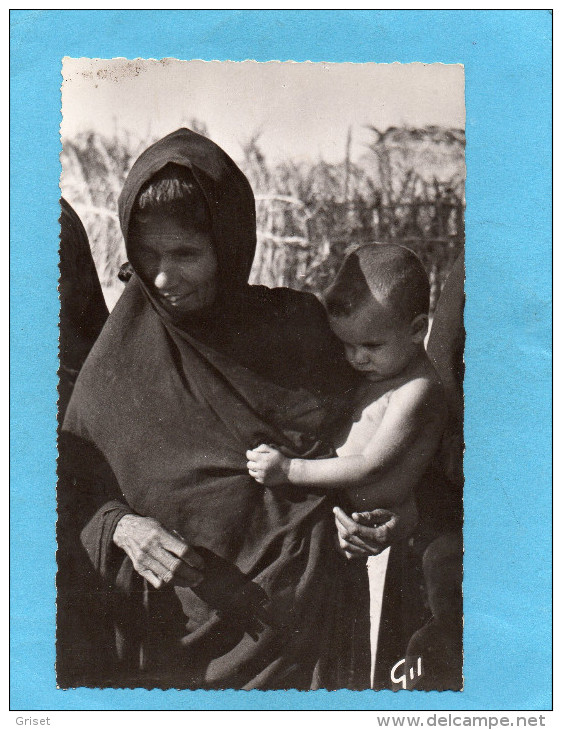 MAURITANIE- Femme  Maure  Avec Son Enfant -gros Plan  -années 60-édition GIL - Mauritania