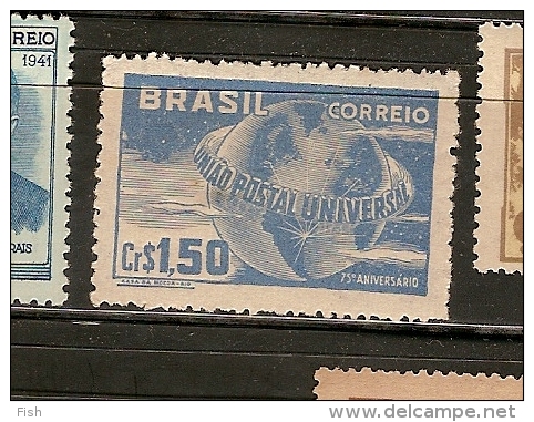 Brazil * & 75º Aniv. União Postal Universal 1949  (479) - Ongebruikt