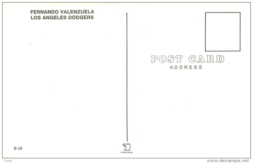 Fernando VALENZUELA - Los Angeles Dodgers - Baseball