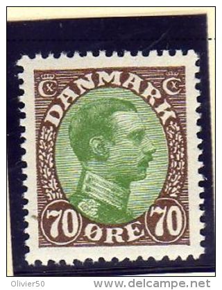 Danemark (1919-20)  - "Christian X" Neuf* - Unused Stamps