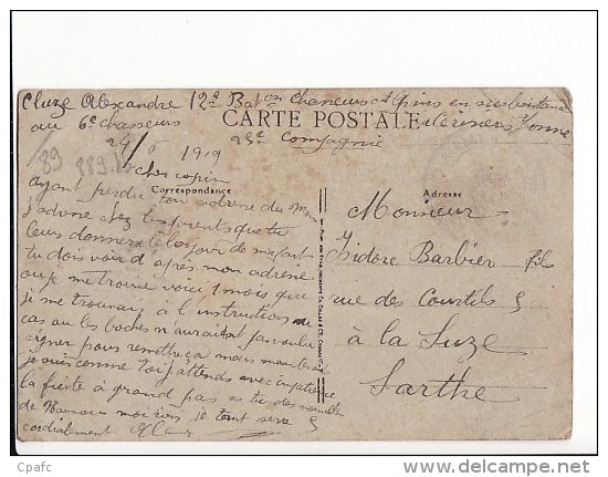 Carte 1915 CERISIERS / LES ECOLES - Cerisiers