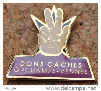 DONS CACHES - ORCHAMPS - VENNES - MAIN - DOIGTS      -   (10) - Verenigingen