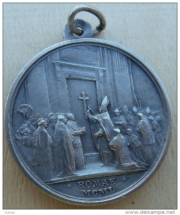 Mad-342 Grande  Médaille Pius XII  Jubilaei  M.C.M.L. - Godsdienst & Esoterisme